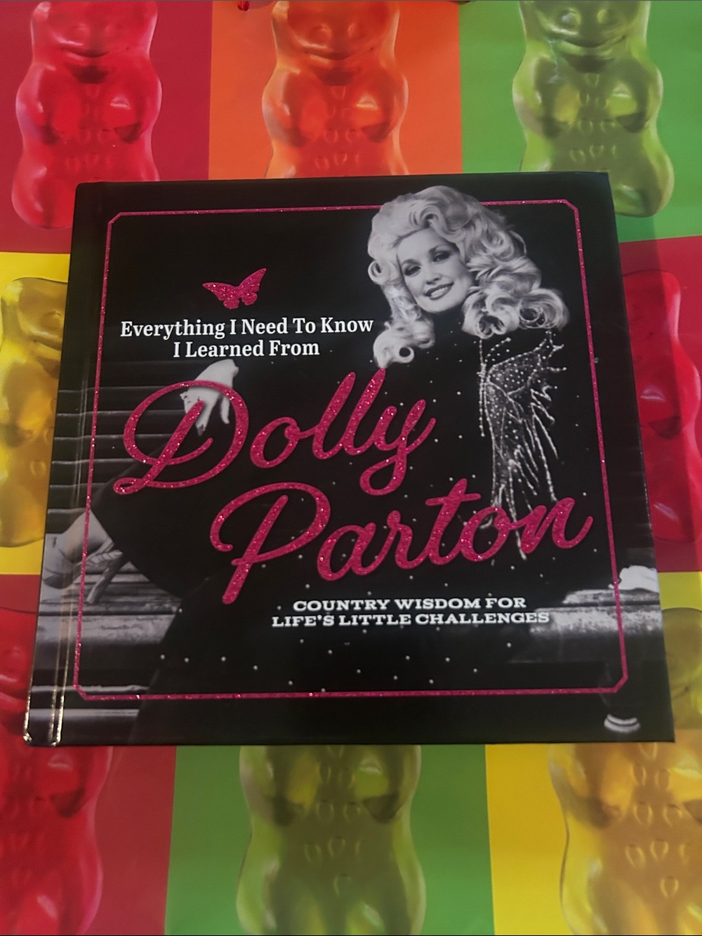 Dolly Parton Hardcover Book - Black with Pink Script